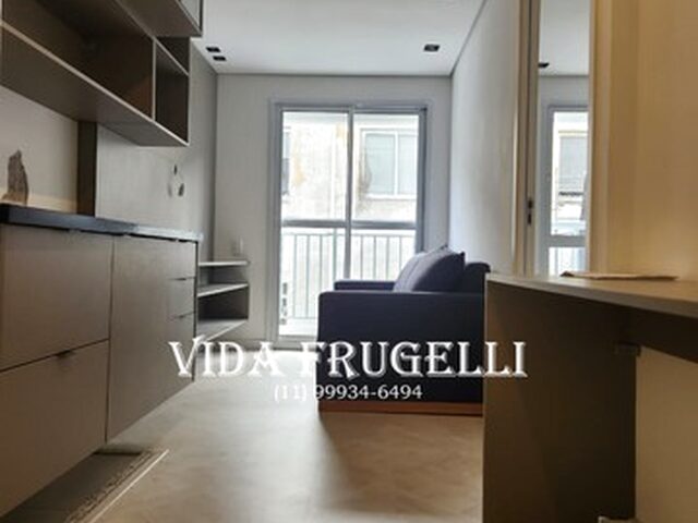 Imagem 4: Apartamento Studio de 31 M² Novo, Totalmente Mobiliado, com Suíte e Varanda. Pinheiros