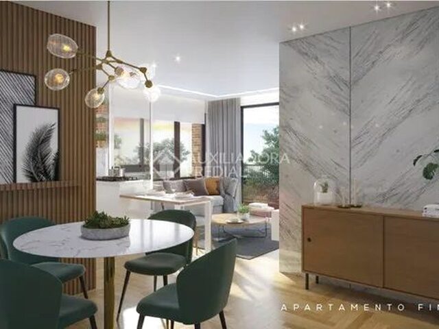 Imagem: O apartamento possui 2 Dormitórios, 1 Banheiro, 1 Vaga na