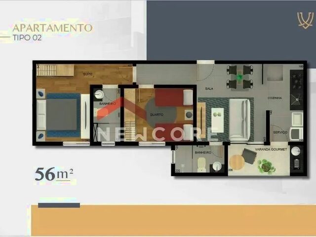 Imagem 7: Apartamento em Rua Castelo de Ajuda - Castelo - Belo Horizonte/Mg