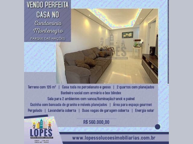 Imagem: Vendo Perfeita Casa no Condomínio Montenegro