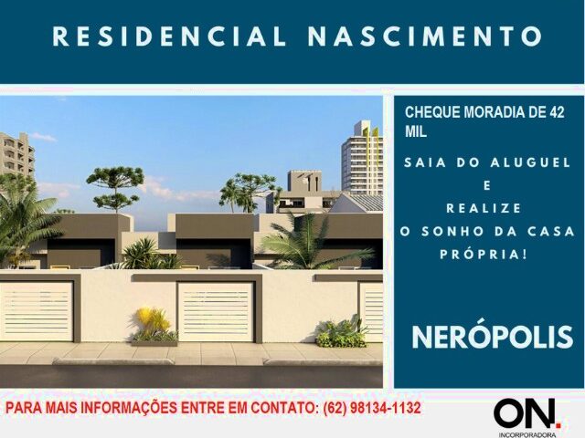 Imagem 1: Casa, Imóvel na Planta Res Nascimento Nerópolis-Go