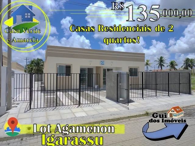 Imagem 1: Casas Térreas para Venda Possui 48M² de 3 Quartos em Agamenon Magalhães/Igarassu/Pe