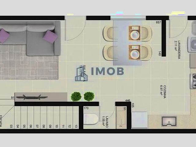 Imagem 4: Apartamento com 2 Suítes, Vila Lenzi