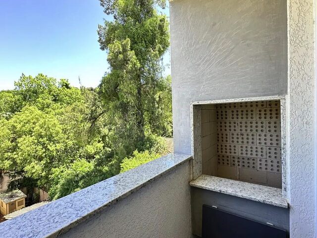 Imagem 13: Studio Mobiliado com Vaga no Edifício Ravi Mercês, Sacada com Churrasqueira - Curitiba