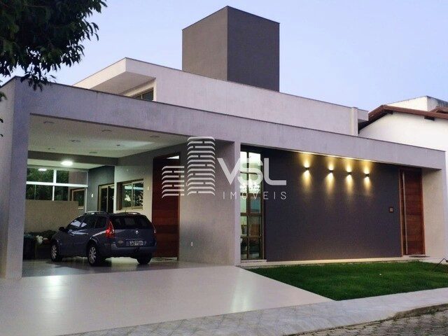 Imagem: A casa em condomínio possui 4 Dormitórios, 3 Suítes, 5