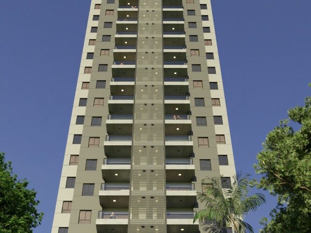 Imagem: O apartamento possui 2 Dormitórios, 1 Banheiro, 1 Vaga na