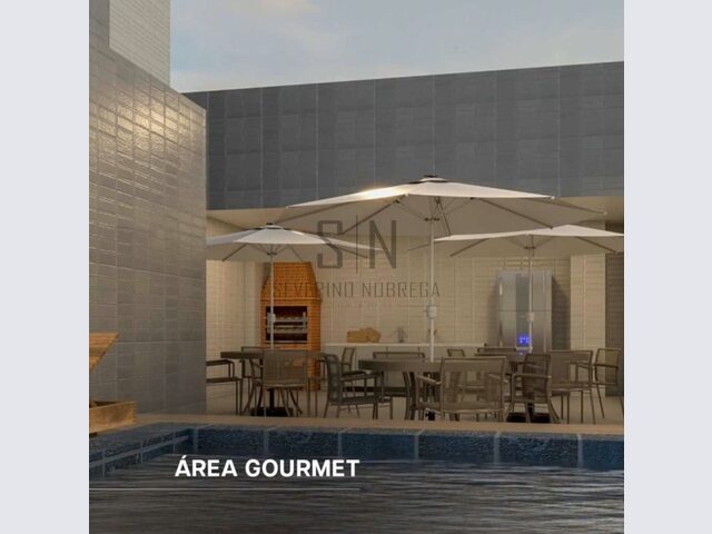 Imagem 5: Flat à venda praia do poço, com 41,42m² - Quarto, WC social, Cozinha, área de