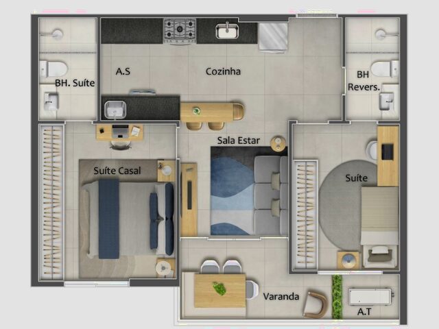 Imagem 2: VilaVie Apartamento com 2 dormitórios