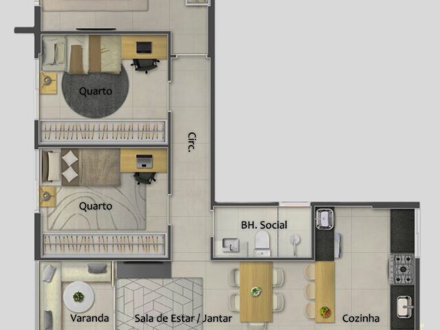 Imagem 4: VilaVie Apartamento com 2 dormitórios
