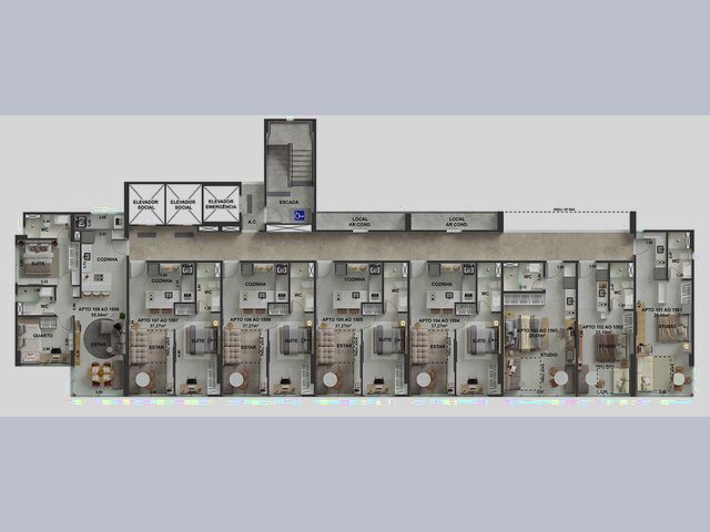 Imagem 7: Pulse Apartamento com 2 dormitórios